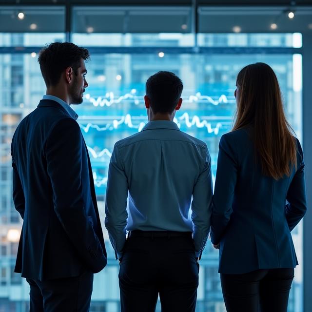 [[COMPANY_NAME]] leadership team collaborating in a modern boardroom